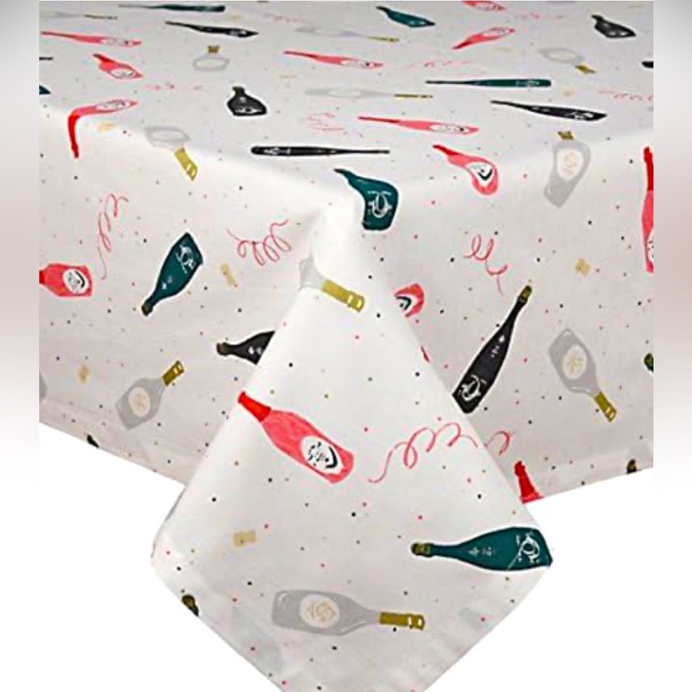Kate Spade Champagne Celebration Rectangular Table Cloth